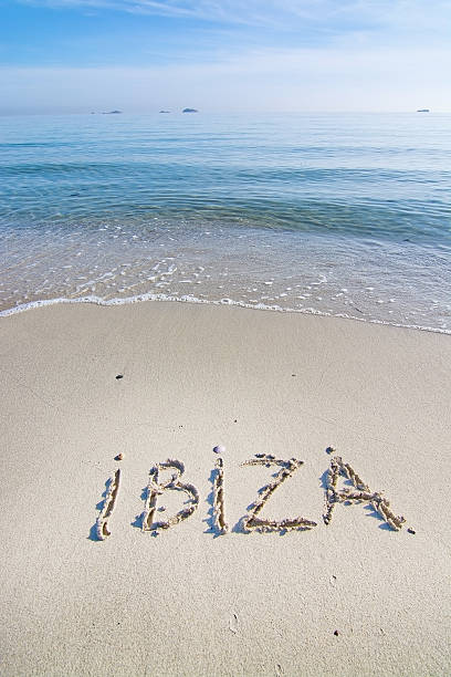 istock Ibiza written in sand 502675382