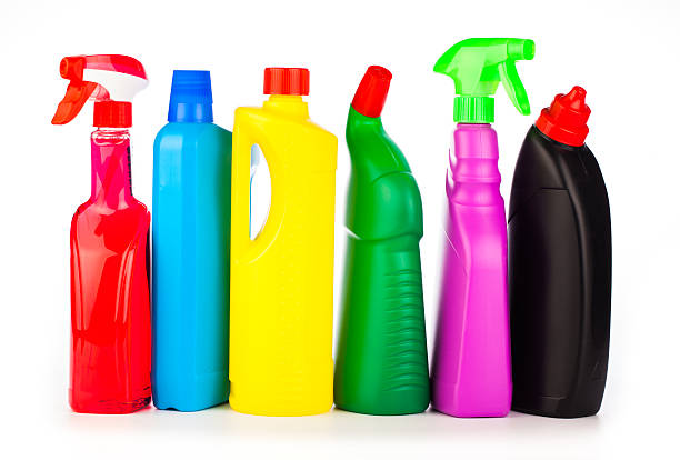 istock colorful cleaning equipment on table 502676062