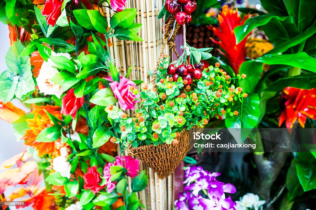 Flower market packaged bouquet Bouquet Stock Photo