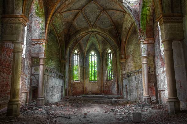 istock Old abandoned church in Germany 502684733