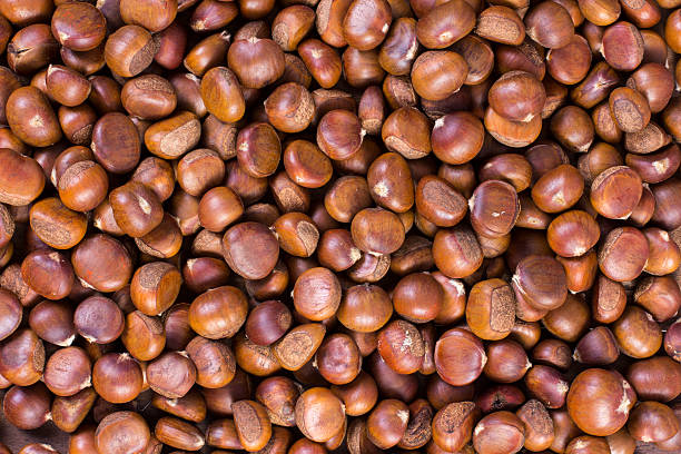 Chestnuts on an old board
