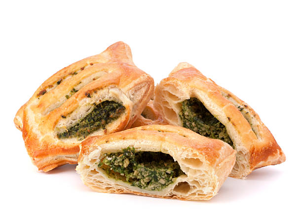 istock Puff pastry bun isolated on white background. 502686205