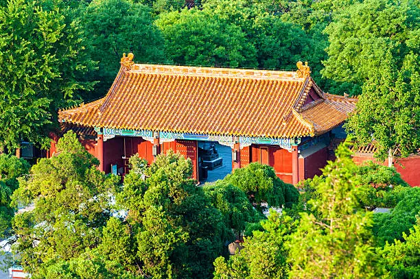 Ancient Chinese gatetower in Beijing