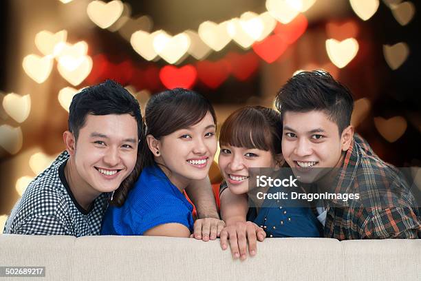 Double Date Stock Photo - Download Image Now - Couple - Relationship, Dating, Group Of People