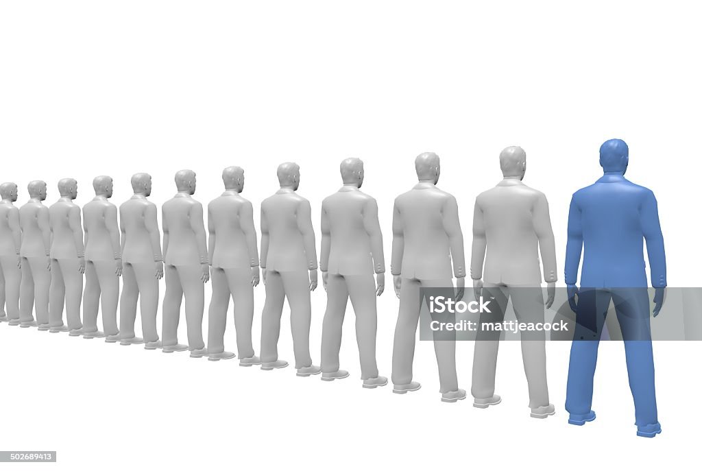 Business leadership Following - Moving Activity Stock Photo