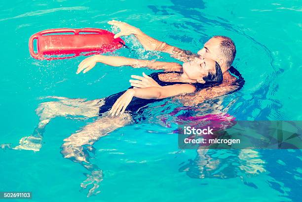 Lifeguard Rescue Stock Photo - Download Image Now - Accidents and Disasters, Activity, Adult