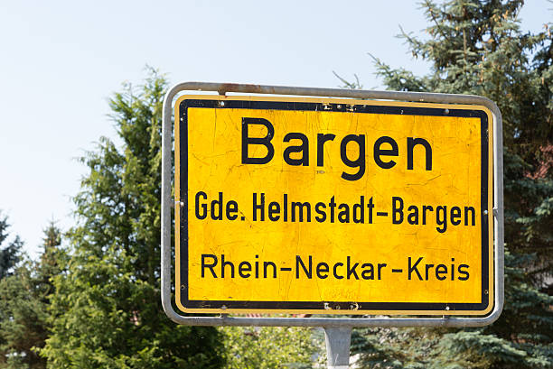 istock Bargen town sign 502697370