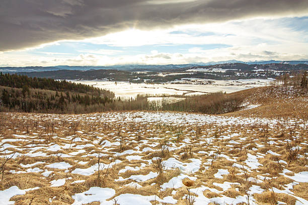 istock Winter Textured Foothills Landscape 502697786