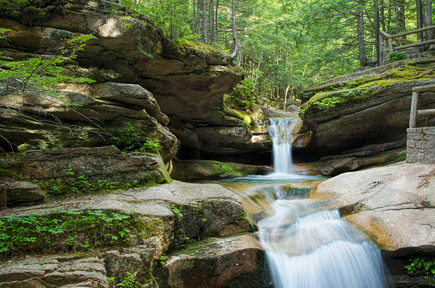 istock Sabbaday Falls in White Mountain National Forest, NH 502697952