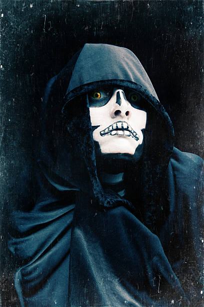 istock Creepy Halloween Skeleton 502702171