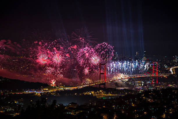 istock The Bosphorus Bridge at Turkey Republic Day 502702693