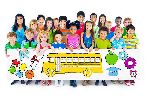 istock Large Group of People Holding Board 502703085