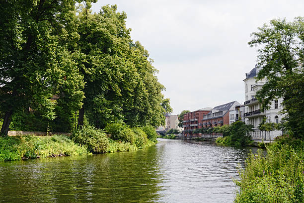 Havel River at town Brandenburg (Germany)