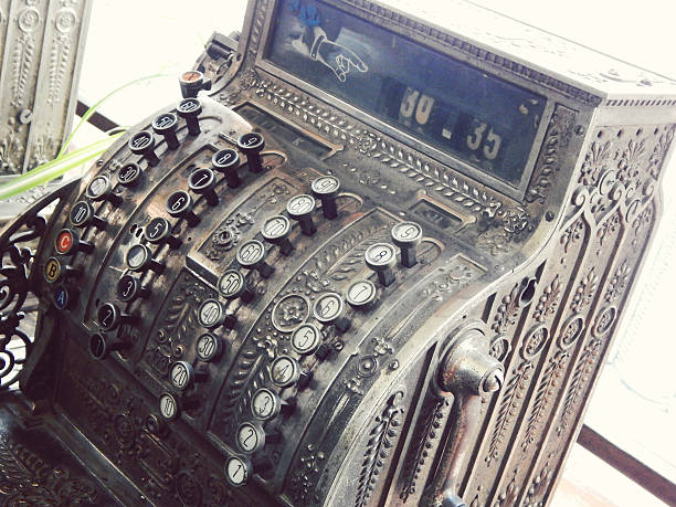 istock Vintage cash register 502704695