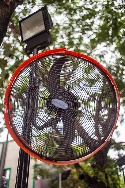istock Outdoor electric mist fan 502704763
