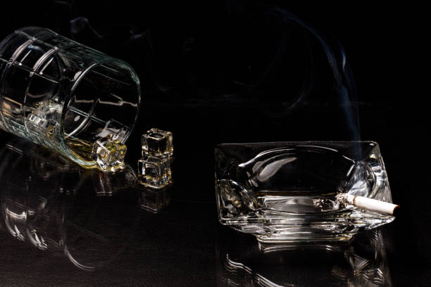 istock Spilled Whiskey and Spent Smoke 502705656