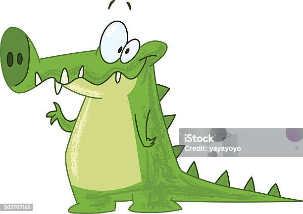 Crocodile Waving Stock Illustration - Download Image Now - Alligator, American Alligator, Animal