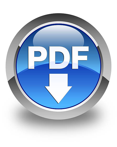 istock PDF download icon glossy blue round button 502708424