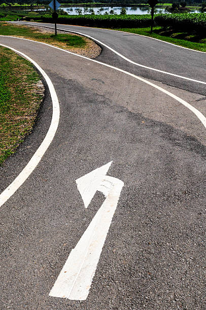 istock White arrow on the road 502724170