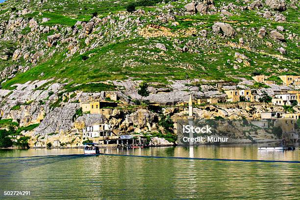 Sunken Village Savasan In Halfeti Gaziantep Turkey Stock Photo - Download Image Now