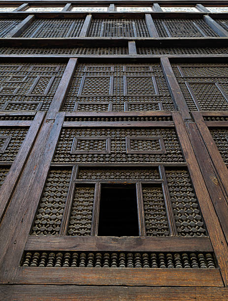 istock Mashrabiya facade, Cairo, Egypt 502725590