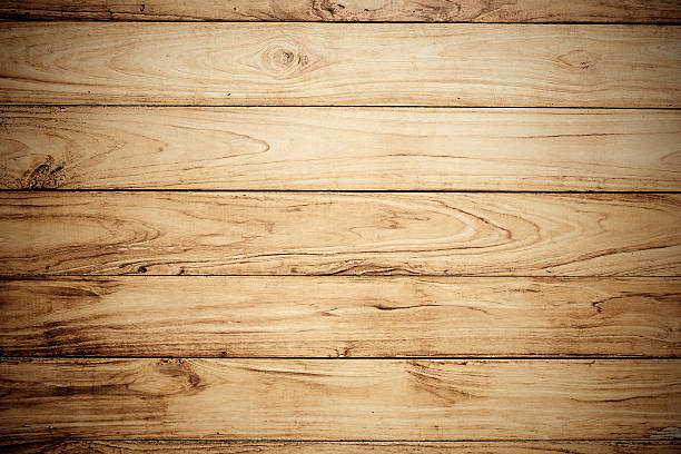 istock Big Brown wood plank wall texture and background 502725905