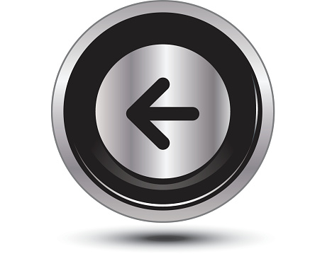 arrow back button icon for use