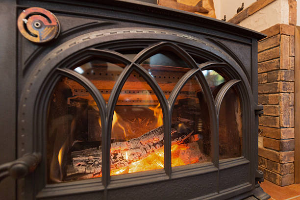 istock Wood stove 502729600