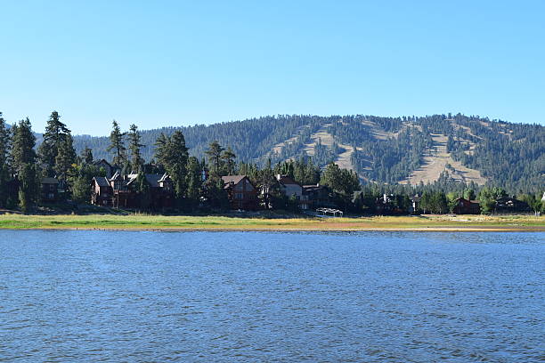istock Big Bear Lake with skifields 502730638