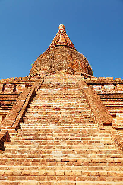 istock Front view of an ancient pagoda in Bagan 502731076