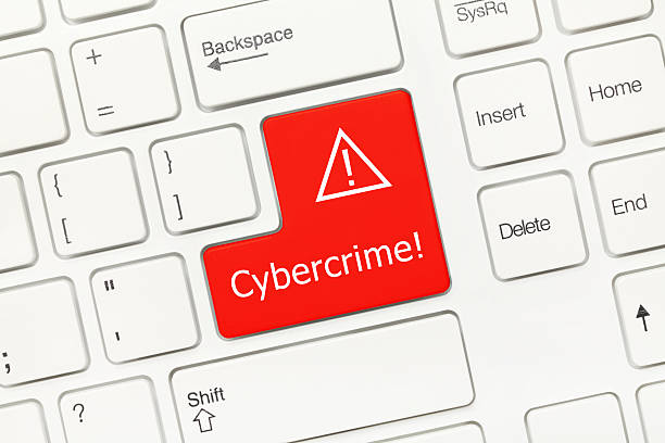 istock White conceptual keyboard - Cybercrime (red key) 502732052