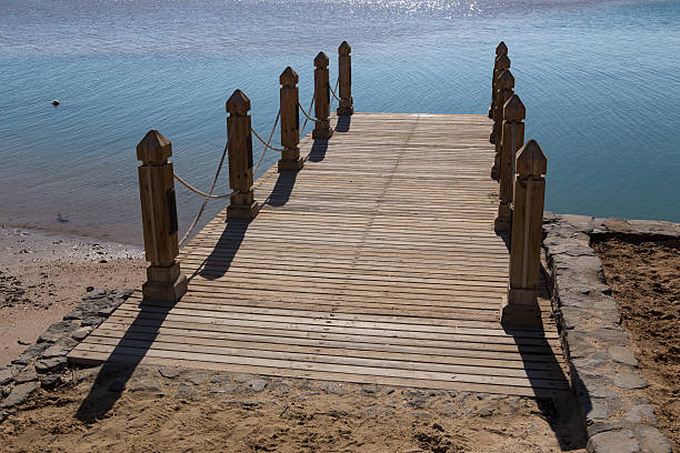 istock Wooden pier on the beach. 502736088