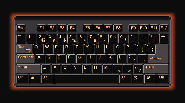 Computer Keyboard Texture