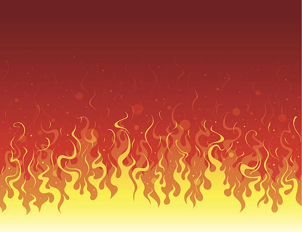 Seamless flame Seamless background of flame. flame designs stock illustrations