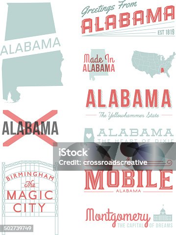 istock Alabama Typography 502739749