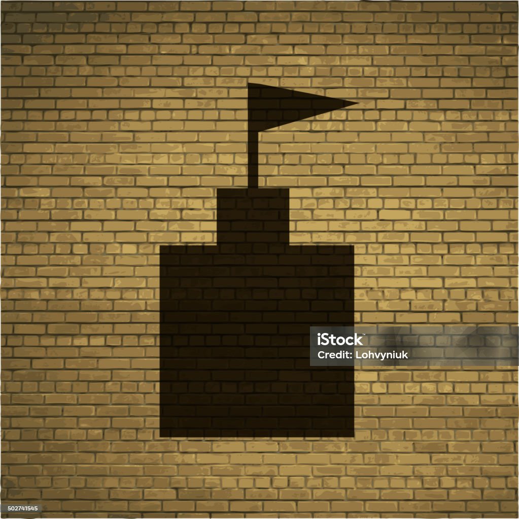 Tower Button Tower Flat Modern Web Button And Space For Your Text Stock Illustration ...