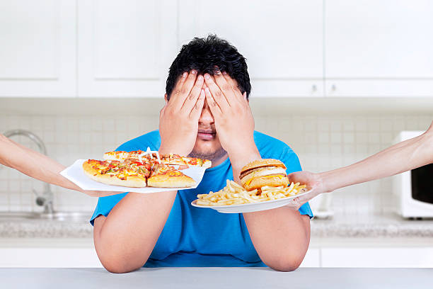 Stop to eat junk food