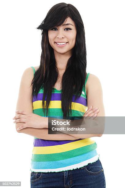 Casual Woman Stock Photo - Download Image Now - Adult, Adults Only, Arms Crossed