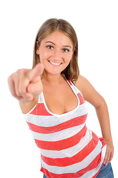 istock Isolated casual woman 502744265