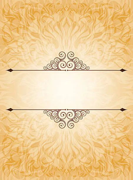 Vector illustration of ornamented background