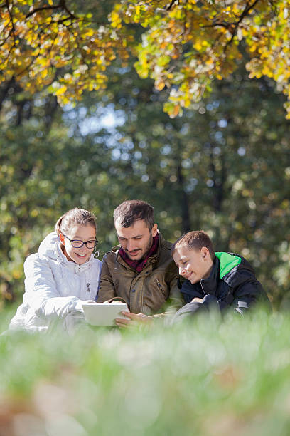istock Father and children having fun 502752260