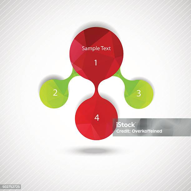 Ilustración de Metaball Colorido De Diagrama De Infografías Redondo y más Vectores Libres de Derechos de Abstracto