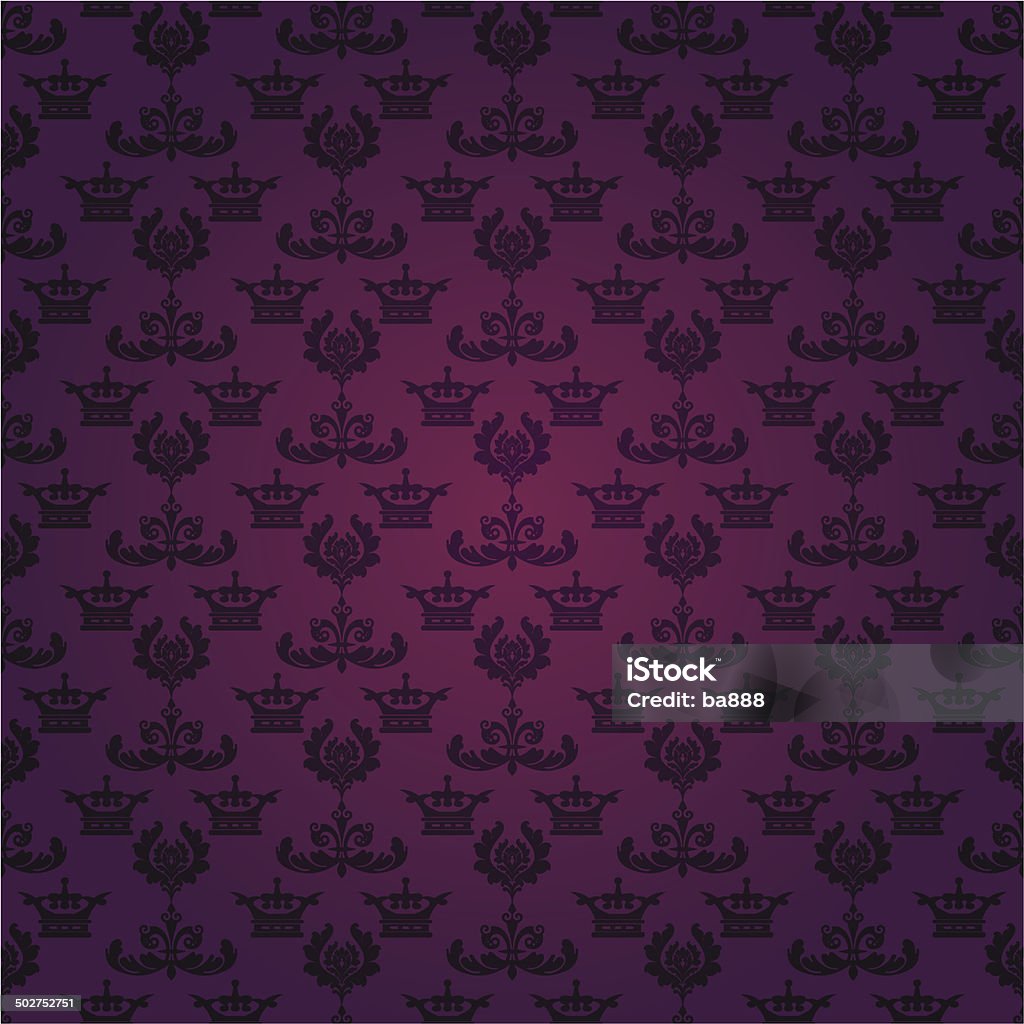 damask decorativos papel tapiz para paredes. - arte vectorial de Abstracto libre de derechos