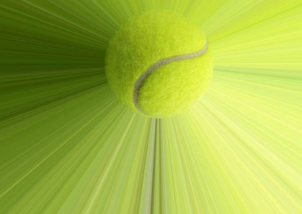 istock Tennis ball with action 502752790