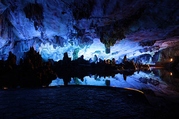 istock Underwater lake in Reed Flute Caves 502753583
