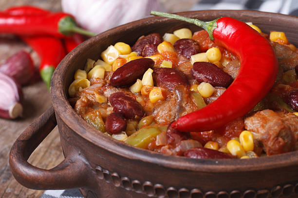 istock hot chili con carne in a tureen closeup horizontal 502753649