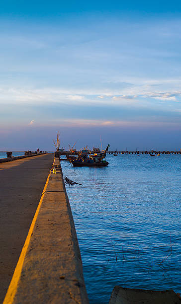 Seascape Before Sunset @ Krabi stock photo