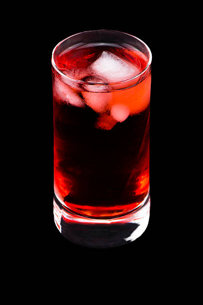 istock Red Iced Drink in a Crystal Glass 502755908