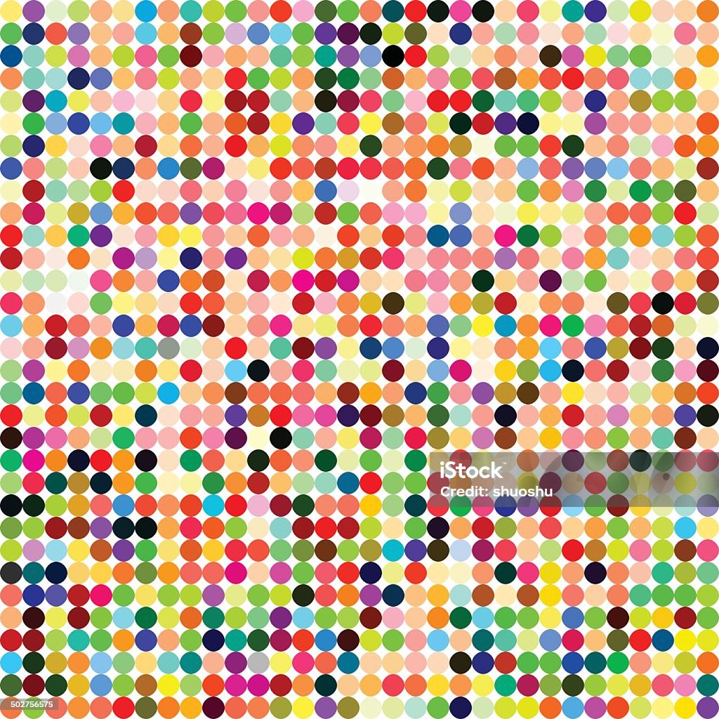 abstract color polka dots pattern background abstract color polka dots pattern background for design Pattern stock vector