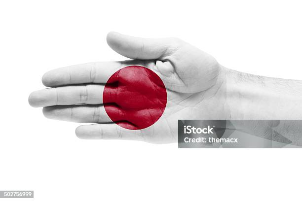 휴머니즘 핸드 페인트 일본 플랙 일본 국기에 대한 스톡 사진 및 기타 이미지 - 일본 국기, 국기, 기